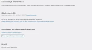 aktualizacja WordPressa