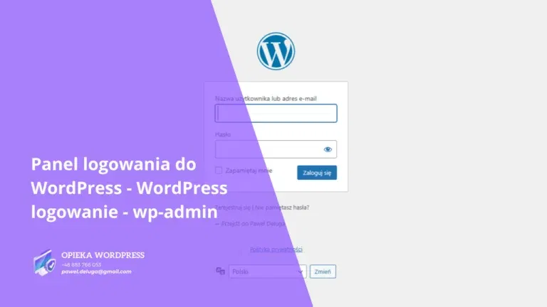 Panel logowania do WordPress - WordPress logowanie - wp-admin